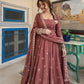 Graceful Chanderi Silk Anarkali Gown Set for Festive and Wedding Wear