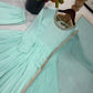 Graceful Faux Fabric Anarkali Suit Set with Dupatta for Festive and Occasion Wear