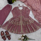 Graceful Fendy Silk Peplum Sharara Set for Festive and Wedding Wear