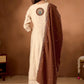Graceful Roman Silk Anarkali Kurti Set for Festive and Wedding Wear