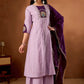 Graceful Roman Silk Anarkali Kurti Set for Festive and Wedding Wear