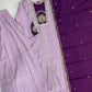 Graceful Roman Silk Anarkali Kurti Set for Festive and Wedding Wear