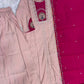 Graceful Roman Silk Anarkali Kurti Set for Festive and Wedding Wear