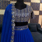 Grand Faux Georgette Sequins Work Lehenga Choli Set for Wedding and Festive Wear