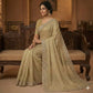 Grand Gold Beads Work Party Wear Saree