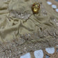 Grand Gold Beads Work Party Wear Saree