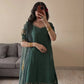 Green Coin Farshi Suit