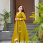 Hand Gotta Work Faux Georgette Anarkali Palazzo Set