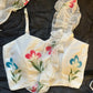 Hand Painted Floral Georgette Lehenga Set for Festive and Party Wear