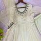 Handwork Embroidered Georgette Gown Set with Dupatta and Pant for family functions