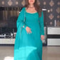 Handworked Georgette Anarkali Set