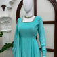 Handworked Georgette Anarkali Set