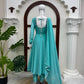 Handworked Georgette Anarkali Set
