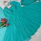 Handworked Georgette Anarkali Set