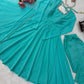 Handworked Georgette Anarkali Set