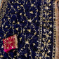 Handworked Gota Patti Georgette Saree with Sequence Lace Border