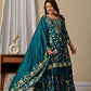 Heavy Chinnon Silk Embroidered Lehenga Set