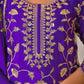 Heavy Chinnon Silk Embroidered Lehenga Set