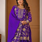 Heavy Chinnon Silk Embroidered Lehenga Set