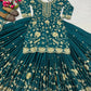 Heavy Chinnon Silk Embroidered Lehenga Set