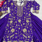 Heavy Chinnon Silk Embroidered Lehenga Set