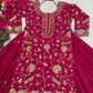 Heavy Chinnon Silk Embroidered Lehenga Set