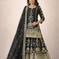 Heavy Chinnon Silk Embroidered Lehenga Set
