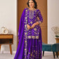 Heavy Chinnon Silk Embroidered Lehenga Set