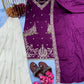 Heavy Chinon Silk Embroidered Kurta with Palazzo & Dupatta – Festive & Wedding Wear
