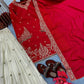 Heavy Chinon Silk Embroidered Kurta with Palazzo & Dupatta – Festive & Wedding Wear
