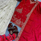 Heavy Chinon Silk Embroidered Kurta with Palazzo & Dupatta – Festive & Wedding Wear
