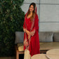 Heavy Chinon Silk Embroidered Kurta with Palazzo & Dupatta – Festive & Wedding Wear
