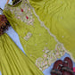 Heavy Chinon Silk Embroidered Palazzo Set with Dupatta