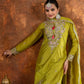 Heavy Chinon Silk Embroidered Palazzo Set with Dupatta