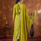 Heavy Chinon Silk Embroidered Palazzo Set with Dupatta