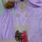 Heavy Chinon Silk Embroidered Palazzo Set with Dupatta