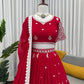 Heavy Embroidered Georgette Lehenga Choli Set