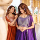 Heavy Embroidered Rangoli Silk Lehenga Set with 9 Meter Flair