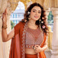 Heavy Embroidered Rangoli Silk Lehenga Set with 9 Meter Flair