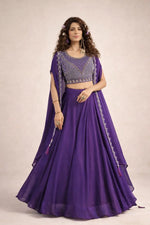 Heavy Embroidered Rangoli Silk Lehenga Set with 9 Meter Flair