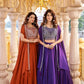 Heavy Embroidered Rangoli Silk Lehenga Set with 9 Meter Flair