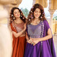 Heavy Embroidered Rangoli Silk Lehenga Set with 9 Meter Flair