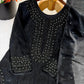 Heavy Fandy Silk Embroidered Pant Suit for Festive and Party Occasions