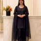 Heavy Fandy Silk Embroidered Pant Suit for Festive and Party Occasions