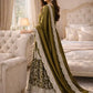 Heavy Fandy Silk Embroidered Top Sharara Palazzo Set with Dupatta