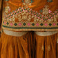 Heavy Fandy Silk Embroidered Top Sharara Palazzo Set with Dupatta