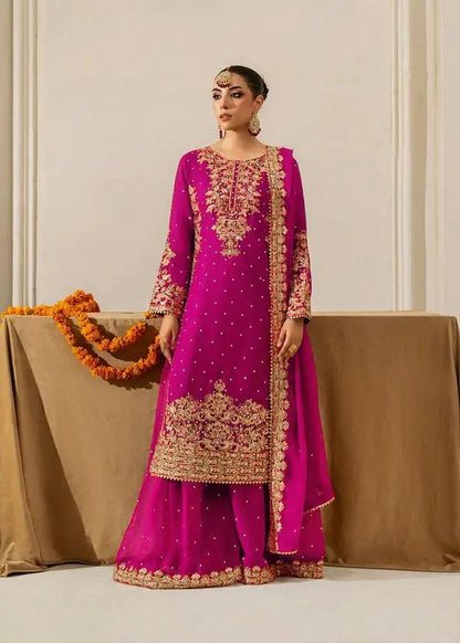 Heavy Faux Georgette Coding Sequin Rivet Moti Kurta Plazzo Set with 4-Side Lace Dupatta | Wedding Festive Wear