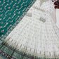 Heavy Faux Georgette Embroidered Anarkali Gown Set with Dupatta