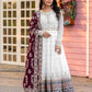 Heavy Faux Georgette Embroidered Anarkali Gown Set with Dupatta
