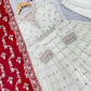 Heavy Faux Georgette Embroidered Anarkali Gown with Dupatta & Bottom